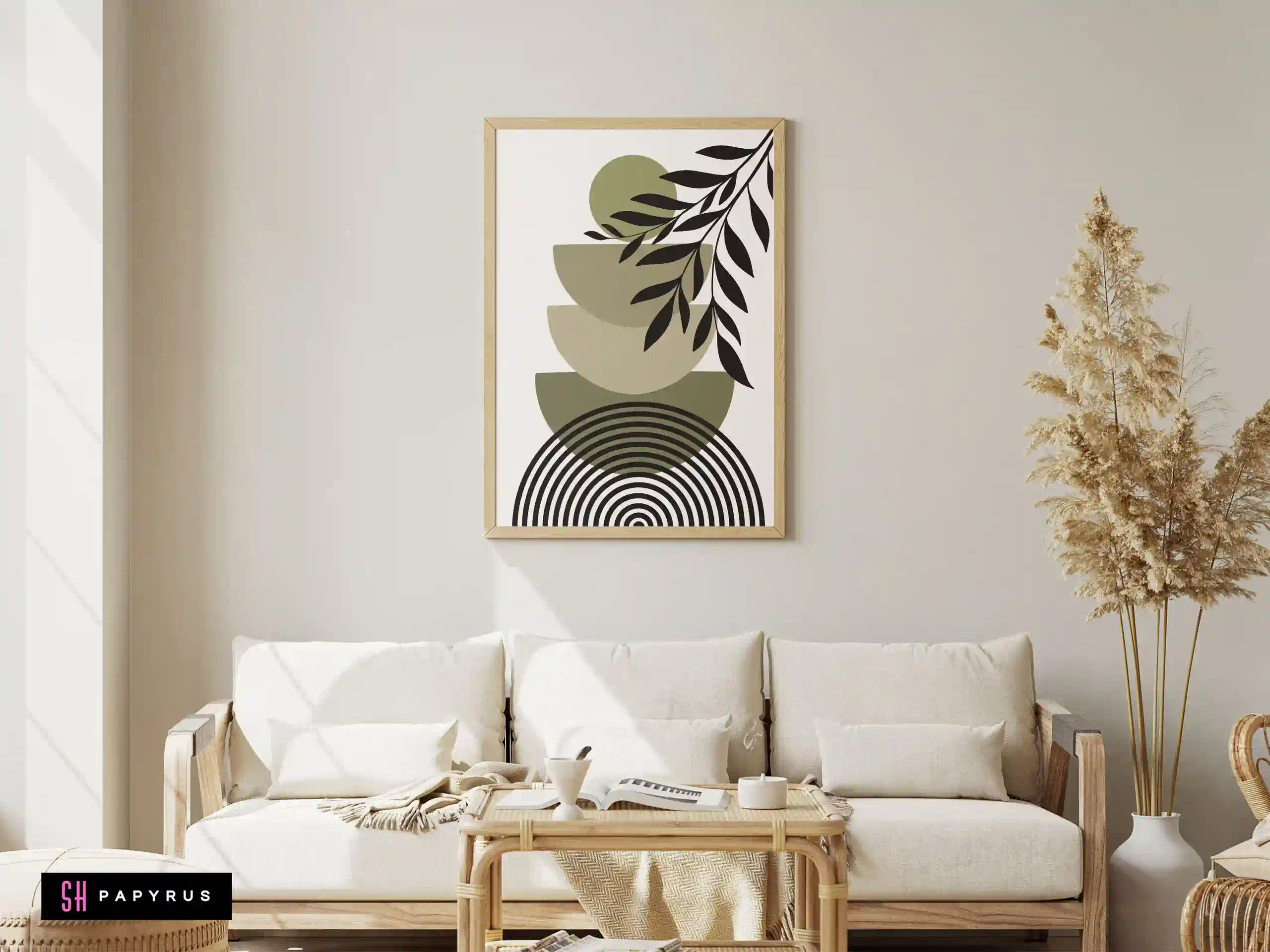 Intriguing Abstract Geometric Balancing Shapes Art