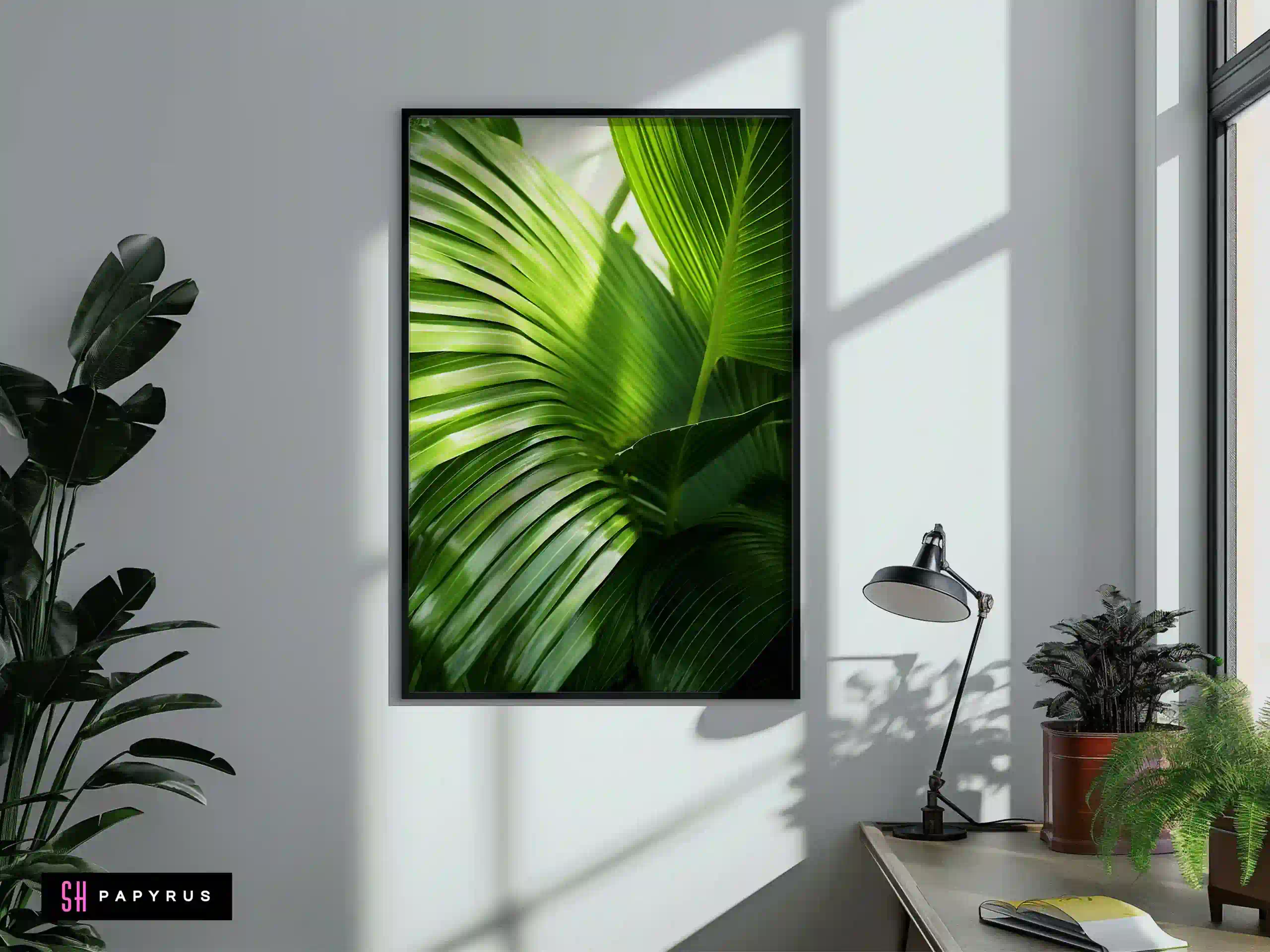 Vibrant Colorful Autumn Leaves Collage Art Print