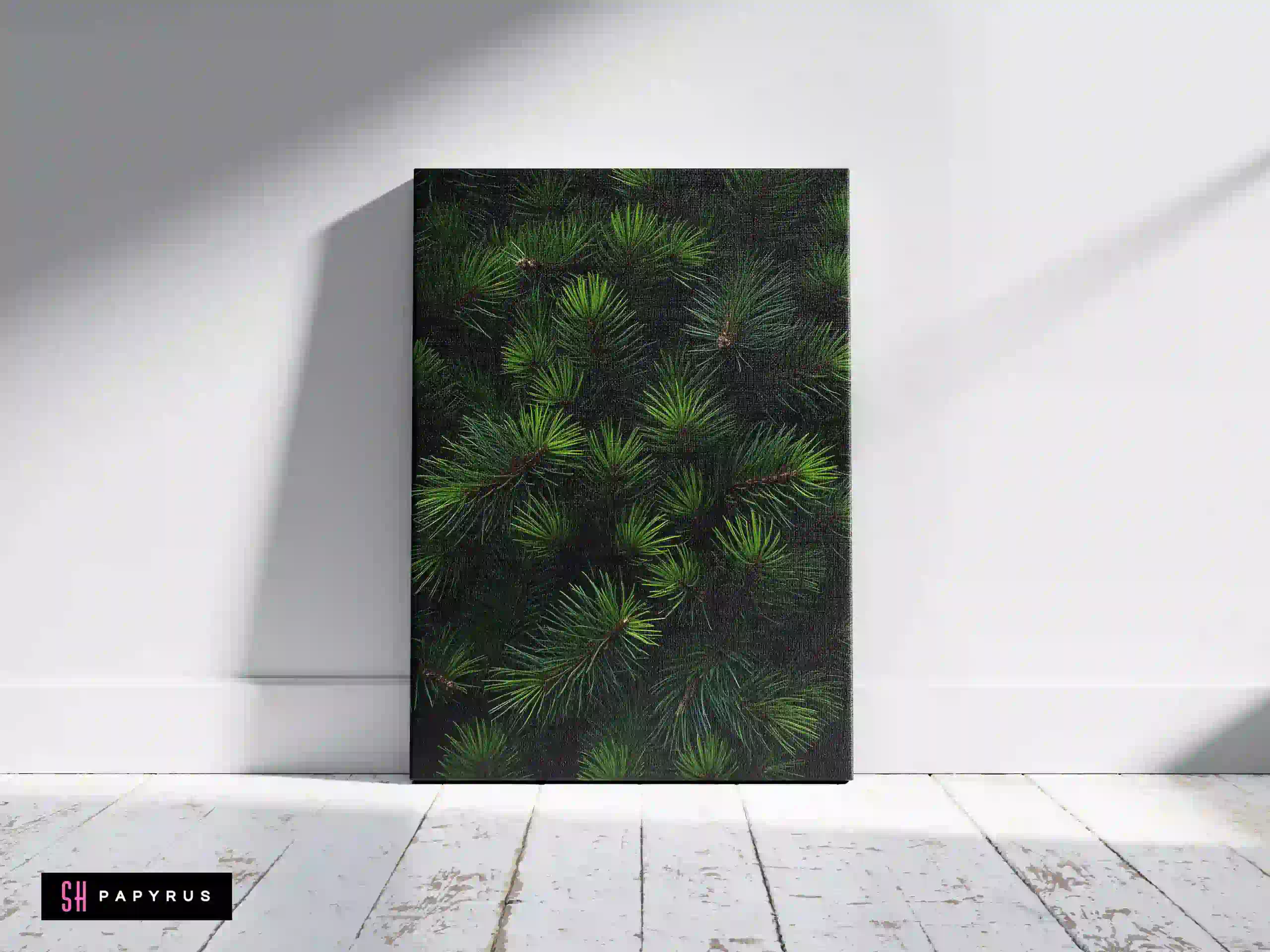 Vibrant Red Japanese Maple Leaves Nature Print