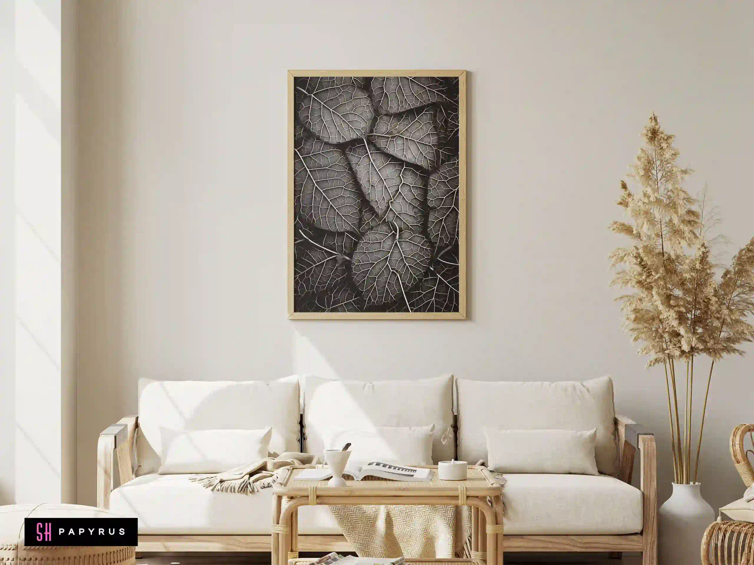 Deep Green Pine Needles Close-Up Nature Print